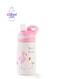 Kids Stainless Steel Water Bottles with Straw, 13.5 oz Insulated Water Bottle Double Wall Keep Hot Cold Drinks Thermos Toddler Bottle with Handle BPA-Free for School Boys Girls (Pink Flamingos)