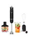 Hand Blender Set 4 in 1 high power 2-Speed Electric Stick Blender, 600ml, Double Stainless Steel Blades, Chopper, Whisk &amp; Beaker Multi-Function Kitchen Appliance for Smoothies, Soups, and More.