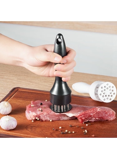 Kitchen Meat Tenderizer Needle Set Chicken Wing Leg Piercing Tool Steak BBQ Meat Mallet Meat Puncturer Household Cooking Essential