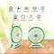 STARGOLD 14 Inch Rechargeable Table Fan With Remote Control And SMD LED Light, 3 Speed 40W Copper Motor For Home Office Bedroom, SG-4048