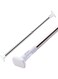 Clothes Rail, 70-120cm Stainless Steel Extendable Clothes Rail Pole - Hanging Rails for Clothes, Wardrobe, Shower, Kitchen, Windows Adjustable Shower Curtain Pole, 22mm Diameter