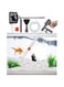 QZQ Aquarium Gravel Cleaner [2023 Edition] Vacuum Fish Tank Vacuum Cleaner Tools for Aquarium Water Changer with Aquarium Thermometers Fish Net kit Use for Fish Tank Cleaning Gravel and Sand