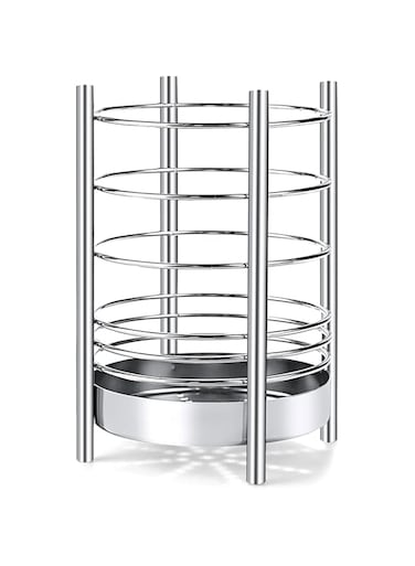 THE WHITE SHOP Utensil Holder, Stainless Steel Utensil Crocks, Utensil Storage Caddy Organizer, Cooking Utensil Holder, kitchen tools, Easy Cleaning