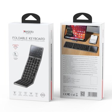 Yesido Wireless Bluetooth Keyboard with Built-In Touchpad