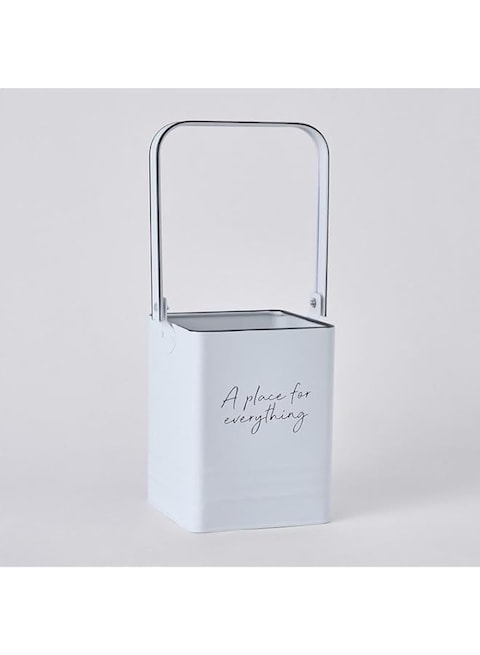 HomeBox Vintage Peg Storage Box - 14x14x33 cm
