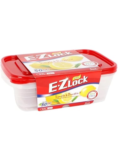LocknLock 2-Piece Ezlock Rectangle Container - 2.7 L