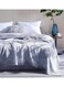MANTIS 100% Cotton Paisley Gauze Blanket &acirc;&euro;&ldquo; 3-Layer Jacquard Soft Lightweight Throw for Bed &amp; Sofa &acirc;&euro;&ldquo; Breathable, Skin-Friendly, All-Season Comfort (BLUE, King)