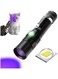 HUHKOUAE Wood's Lamp pet cat,5W 365nm cat Ringworm Detector Woods Black light FlashlightDoctor Pet Urine Detector,for Analyzing Skin Dog Cat Care Urine test