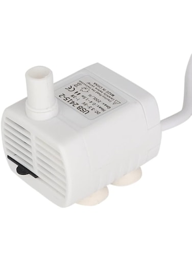 USB Mini 1-3W Submersible Pump, Fish Tank Water Pump, Mobile Phone Charger for Aquarium Resin Fountain