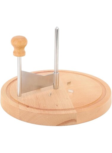 Cryfokt Cheese Curler Amigo, Stainless Steel Cheese Flower Shaver, Easy to Clean Ergonomic Handle Rotating Cutter, Multifunctional Cheese Shaver for Cheese Wheel and Chocolate Shavings