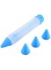 SOLDOUT 4 Nozzles Cake Decoration Set Icing Syringe Plastic Delicate Cake Writing Piping Pen Cream Syringe Tips Set Tool
