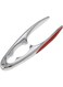 Stainless Steel Walnut Knacker Silver and Red