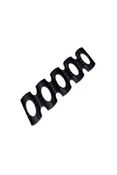 Collapsible Silicone Refrigerator Bottle Holder Black