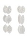 Beasea Flower Leaf Mold, 6 Pair Silicone Leaves Petel Veiner Mold Sugarcraft Flower, Shells Fondant Molds Cake Decorating Clay Maker White BCUS520043