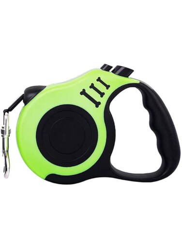 Aputue Retractable Dog Leash, 5m Dog Leash 360&deg; Tangle-Free with Anti-Slip Handle, One-Handed Brake, Pause and Lock, for Small Medium Large Dogs