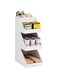 Mind Reader Acrylic 3-Tier Coffee/Tea Condiment Organizer, White
