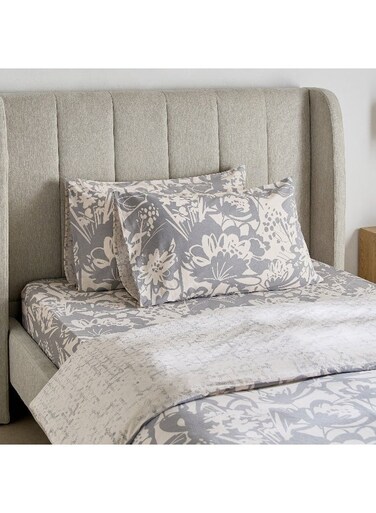 Box Aurora Heya 3-Piece Printed Cotton Twin Duvet Quilt Cover Set 220 x 150 cm