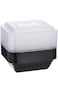 SNH Disposable Rectangle Microwave Container 12 Oz With Lid - pieces.