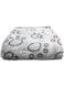 ZEKAROUL Special Dog Blanket for Puppies, Cute Paw Print Dog Blanket Super Soft and Fluffy for Puppies and Cats 39x29 Inches (Gray)