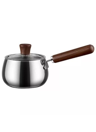 wood handle stainless steel stew pot