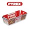 Pyrex Bake&amp;Enjoy 28cm Rectangle Loaf Dish - 1.5L Borosilicate Glass for Perfect Sweet &amp; Savory Baking