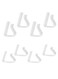 Clear Tablecloth Holding Clips, 2 Types