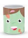 Premium Cute Avatar Designer Mug Green/Brown/Black