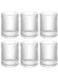 elysia Glass Set Set of 6, Durable 450 Ml, For Cocktails Juice, Water, Whiskey, Dishwasher Safe