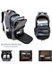 Della Gao Laptop Backpack, Extra Large Anti-Theft Business Travel Laptop Backpack Bag with USB Charging Port, Water Resistant College School Computer Rucksack Bag for Men/Women for 17 Inch Laptop and Notebook Grey
