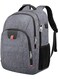 Della Gao Laptop Backpack, Extra Large Anti-Theft Business Travel Laptop Backpack Bag with USB Charging Port, Water Resistant College School Computer Rucksack Bag for Men/Women for 17 Inch Laptop and Notebook Grey