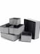 Set of 6 Drawer Organiser Divider Foldable Storage Bins for Socks Tie Shirts Collapsible Drawer for Home wardrobe Closet Organizers