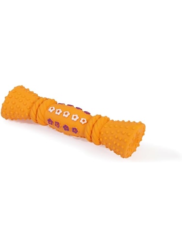 Camon Latex Flowers Dumbbell with Squeaker