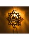 RMG Ramadan Star Pendant 10 LED 2meter Warm White String Light For Eid Giftings And Decorations At Home, Restaurant, And Offices - Battery Operated Indoor And Outdoor Light