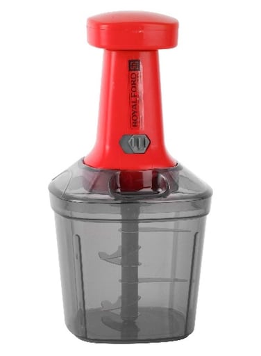 Push Chopper 6-Tier Ss Blade Set Fast And Effective Chopping Container Large Capacity Assorted 1000ml