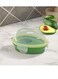 Reusable Avocado Keeper Avocado Saver for Fridge，Avocado Fresh Keeper，Green