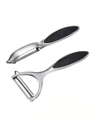 Vegetable Peeler for Kitchen, Fruit, Carrot, Veggie, Potatoes Peeler, Y-Shaped and I-Shaped Stainless-Steel Multi-Function Set Peelers, Non-Slip Handle &amp; Sharp Blade