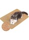 HIKKY Cat Scratcher Mat, 40 X 60 CM Natural Sisal Cat Scratch Mats, Horizontal Cat Scratch Rug for Indoor Cats, Cat Wall Scratcher Furniture Protector for Couch, Carpet, Sofa
