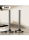 2 Pcs Stainless Steel Suction Cup Paper Towel Holder Kitchen Bathroom Spare Toilet Paper Holder with Nonslip Stable Super Suction Grip Base Countertop (Black Base)