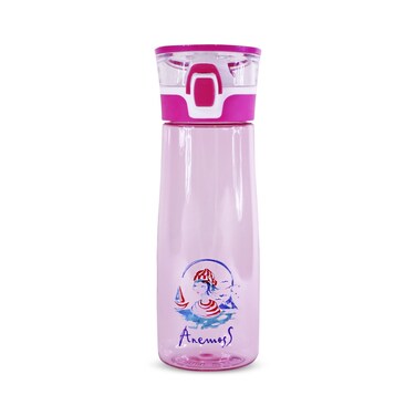 Water Bottle 600ml 20.2oz, Sailor Girl Tritan BPA Free, Healthy and Exclusive Design, Multi-functional and Durable Beverage Bottle, Ideal for Sports and Travel, Leakproof Design, Pink Color