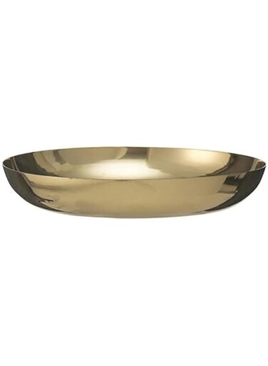 Hema Candle Coaster, 12 cm Diameter, Gold