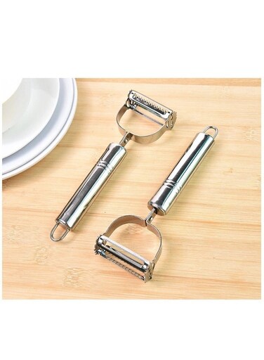 Premium 304 Stainless Steel Peeler   Multi-Functional 2-in-1 Vegetable &amp; Fruit Peeler   Dual-Blade Design For Julienne Cutting &amp; Soft Skin Peeling   Ergonomic Non-Slip Handle   With Convenient Hanging Hole   Perfect For Potatoes, Apples, Carrots &amp; More   Dishwasher Safe &amp; Durable Kitchen Essential