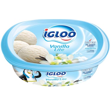 Igloo Late Vanilla Ice Cream, 1L