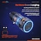 Porodo Blue RIVA 60W Dual USB-C Car Charger with 1m USB-C to Lightning Cable, PD30 Fast Charging