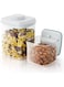 SYOSI Pop Airtight Food Containers Kitchen Storage Containers with Lids Ideal for Cereal and Pantry Storage Includes Pantry Airtight Kitchen Containers Storage Set 500ml and 850ml Sizes Set of 2