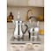 Stainless Steel Coffee Pot Set with 1L Coffee Pot, 1.2L Tea Kettle &amp; Serving Tray Mirror Finish