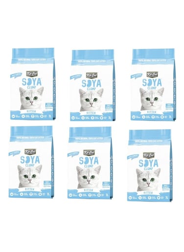 Kit Cat Soybean Litter Soya Clump Kitten Baby Powder 7L