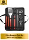 Feixiong Eagle Barbecue Tool Set &acirc;&euro;&ldquo; 12 Pcs with Wooden Handle