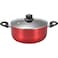STARGOLD 8 PCS Non-Stick Cookware Set Lid Non-Stick &lrm;Aluminum Cookware Set With Crack Coating Cooking Set