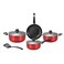 STARGOLD 8 PCS Non-Stick Cookware Set Lid Non-Stick &lrm;Aluminum Cookware Set With Crack Coating Cooking Set