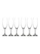 6-Piece Empire Goblet Set Clear 6x220ml